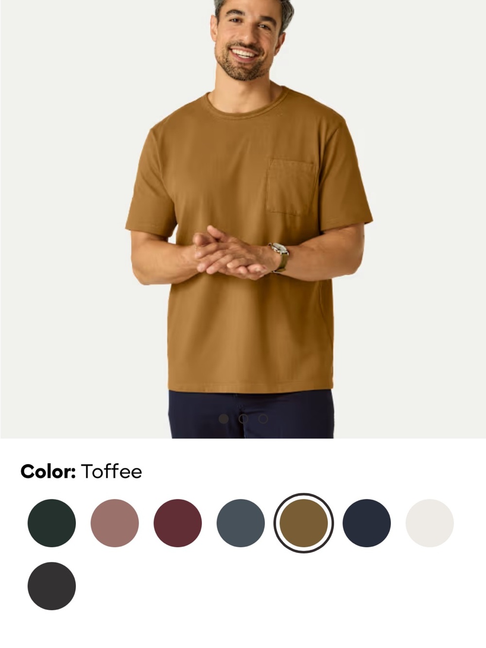 Bombas Toffee Short Sleeve Pocket Tee